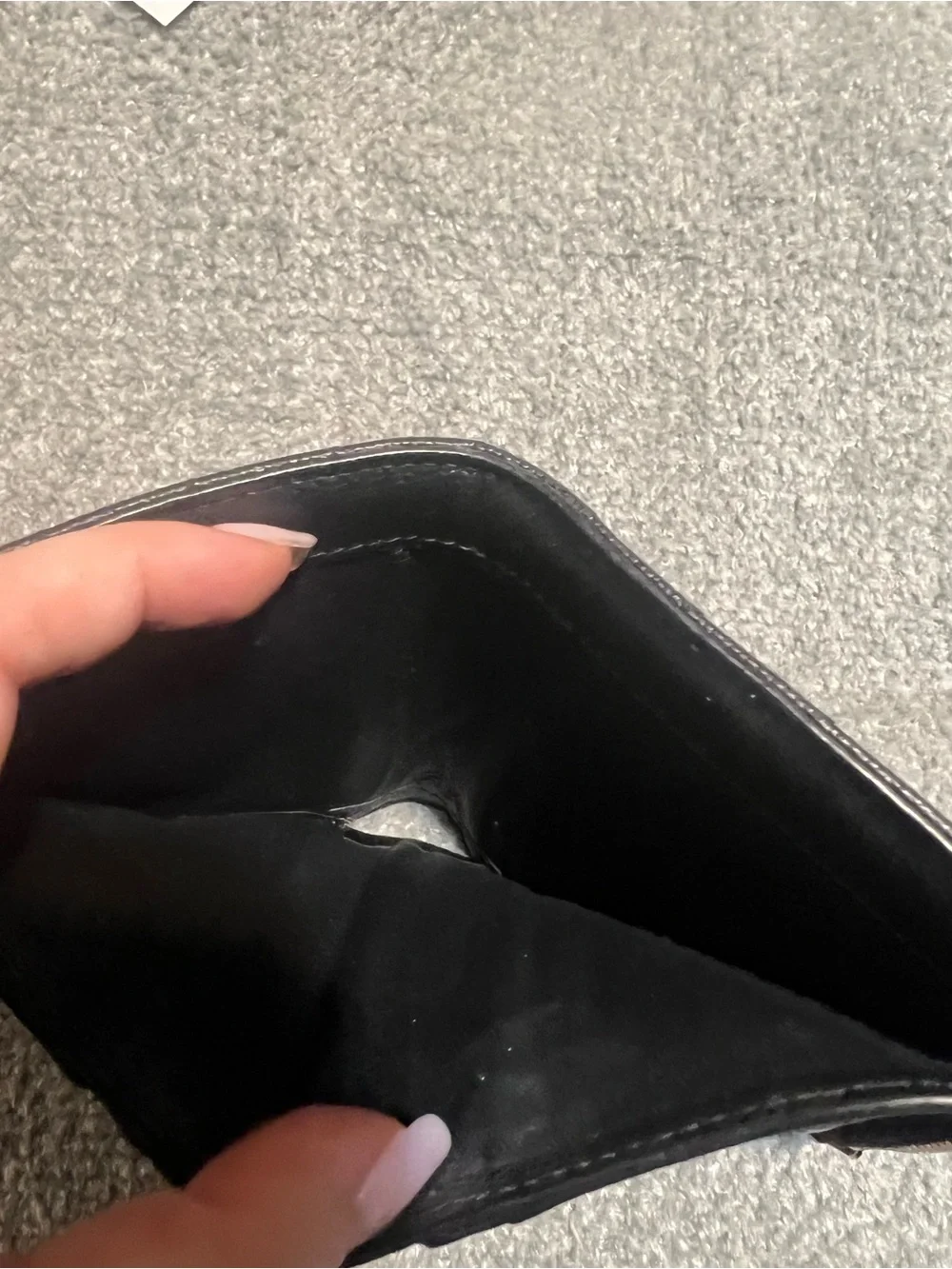 Saint Laurent YSL Black Quilted Leather Wallet with Gold Logo